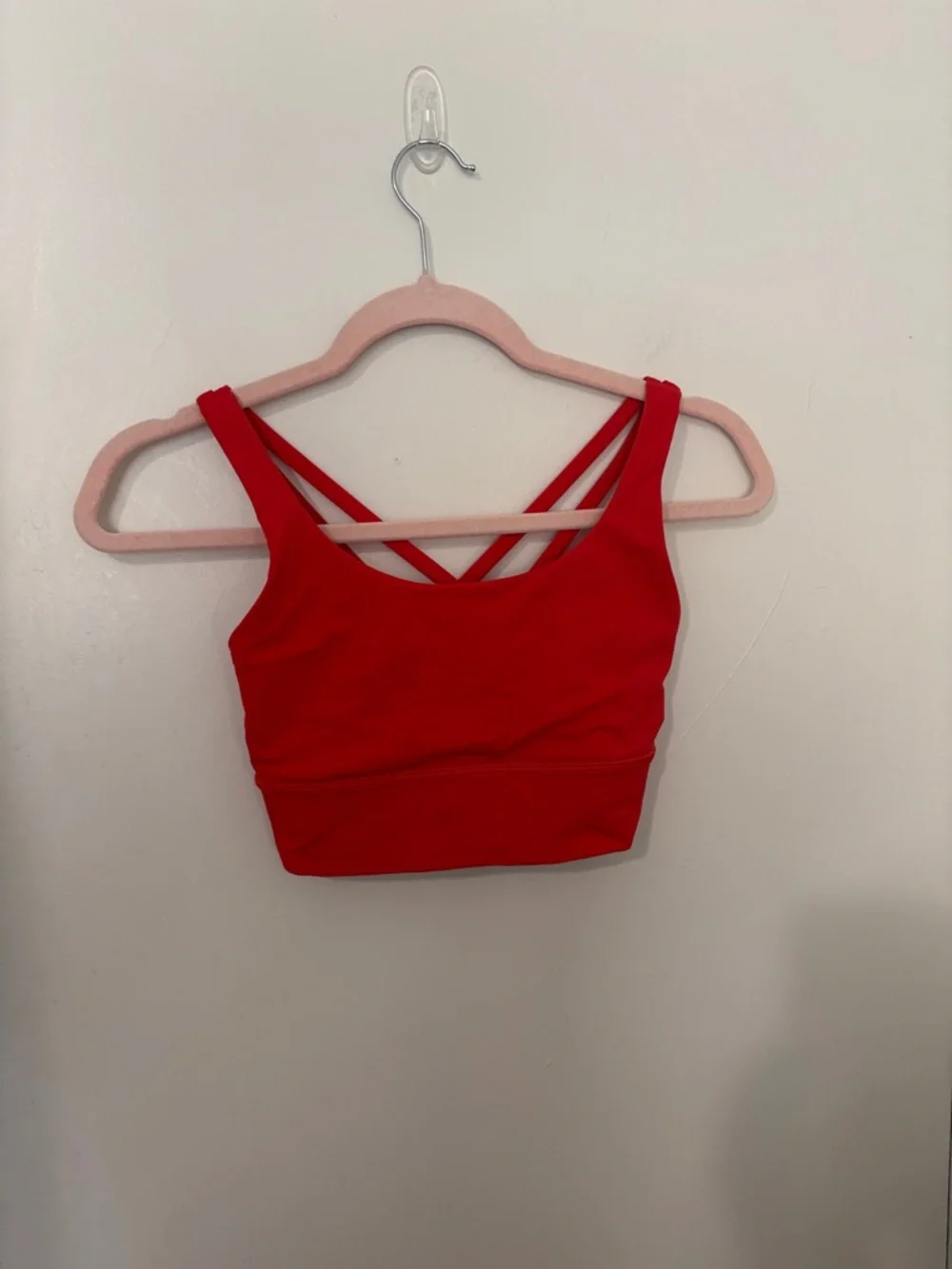 lululemon athletica Red Strappy Sports Bra - Picture 1 of 3